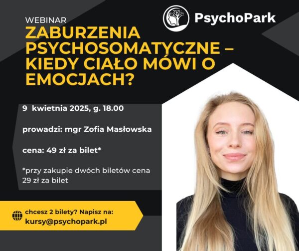 zaburzenia psychosomatyczne webinar zofia masłowska